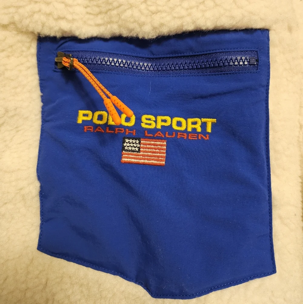 Polo Sport Fleece Jacket with Blue Accents - Picture 2 of 5